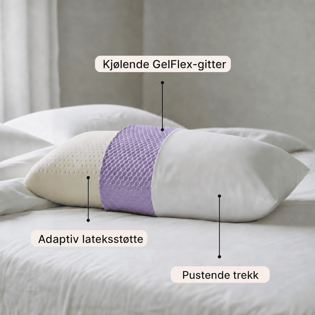 FlowPillow – Den kjølende og justerbare pute - AVABeauty.no